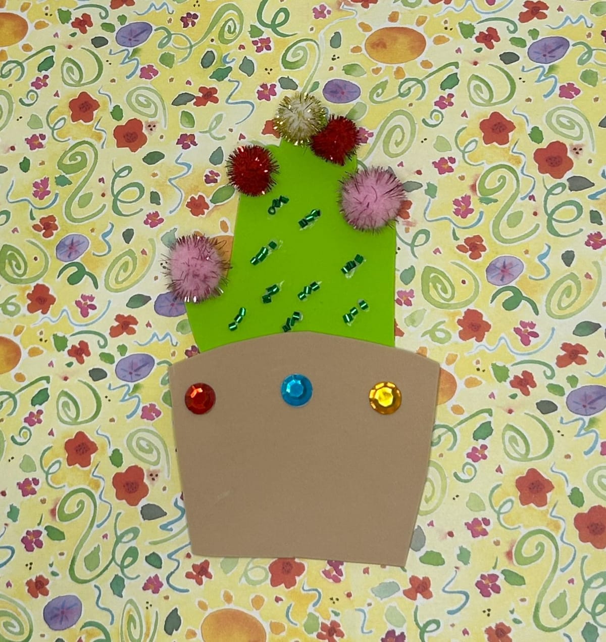 Cactus Handprint Craft