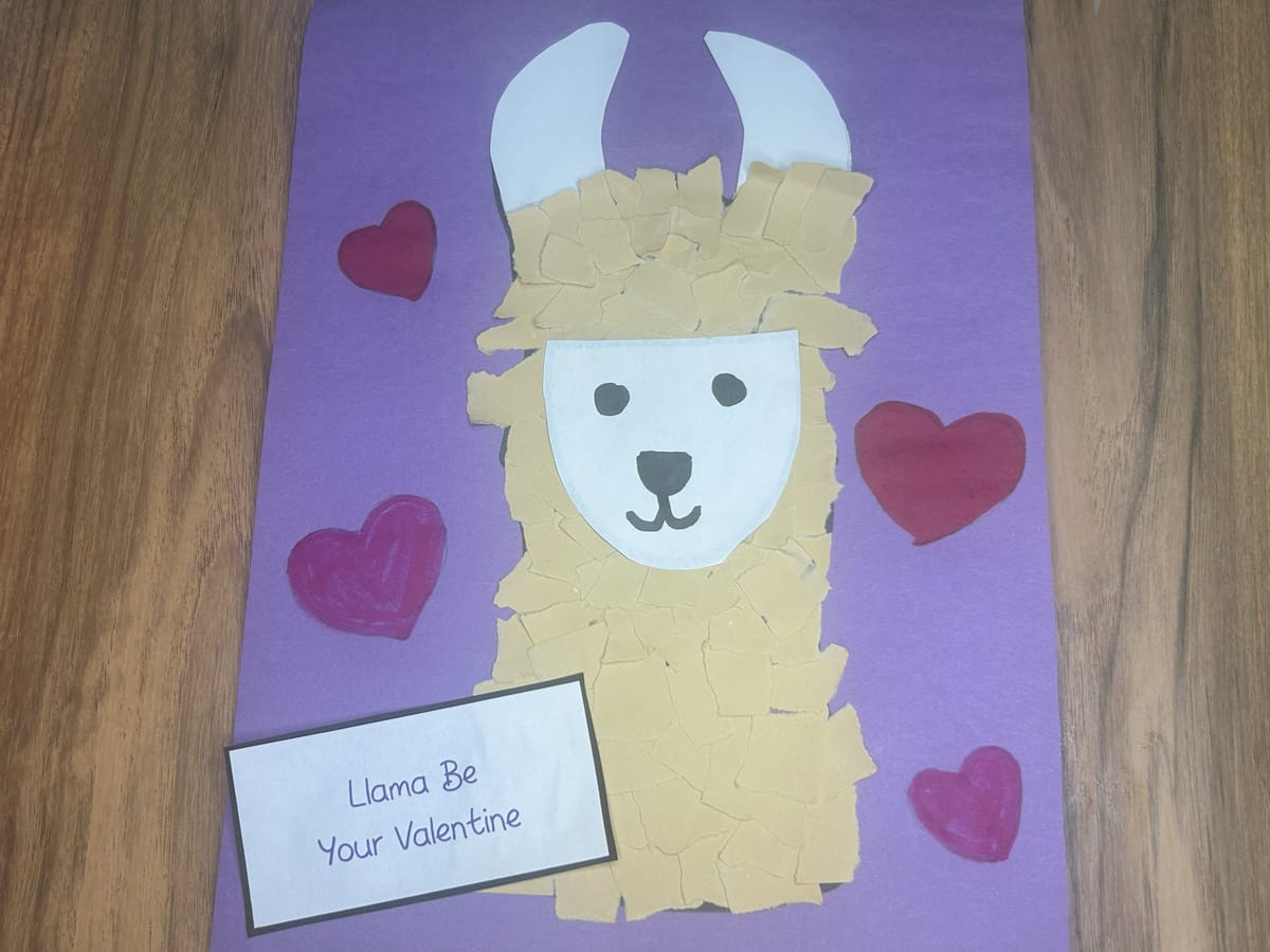 Llama Valentine