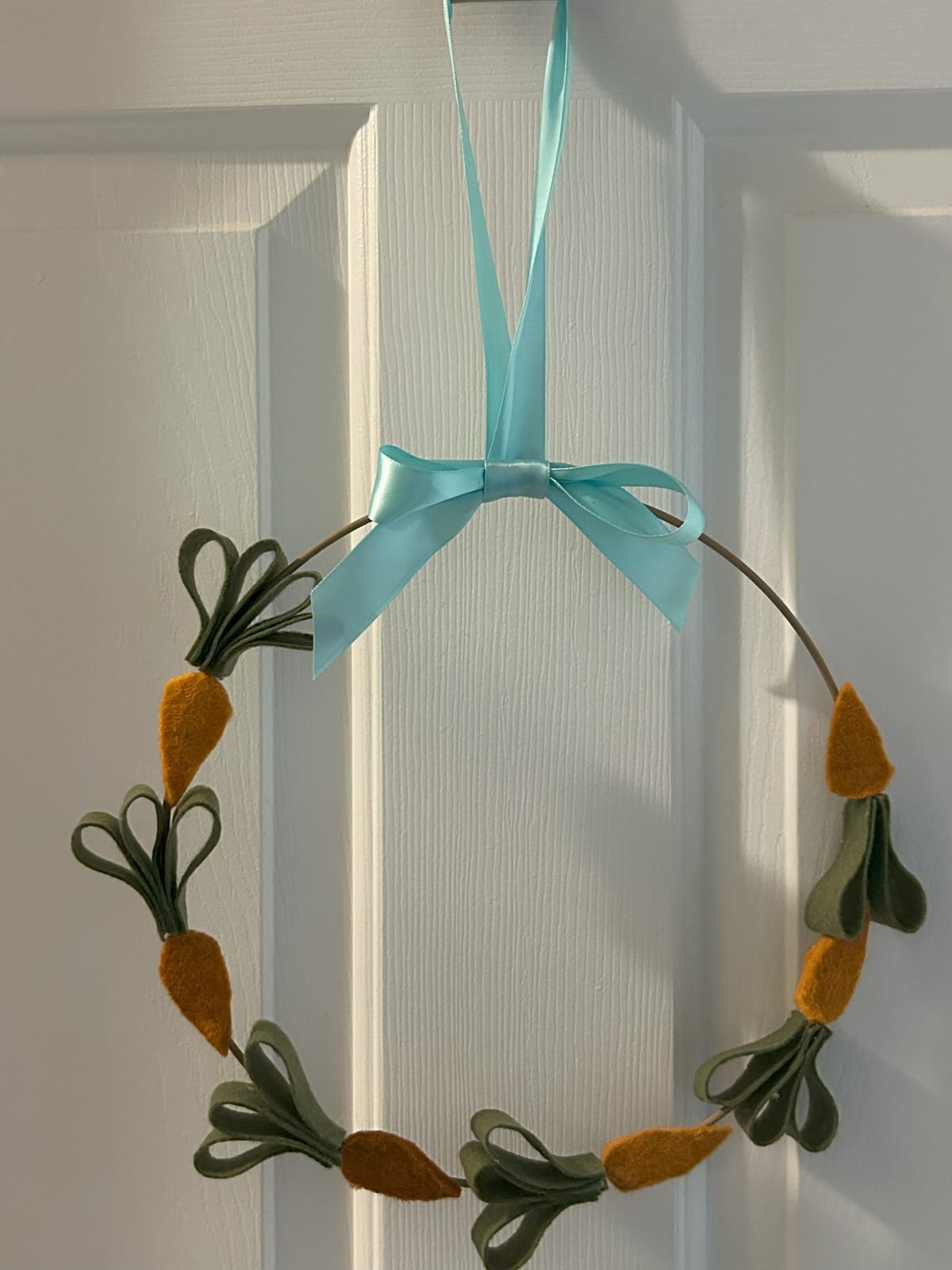 Carrot Spring Wreath