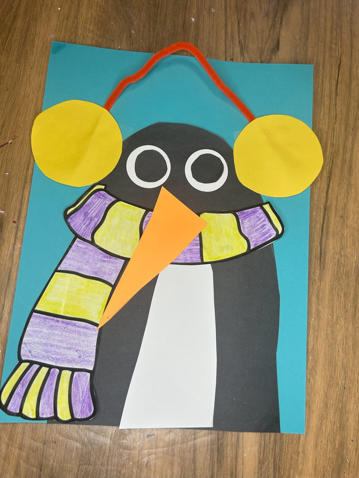 Winter Penguin Art