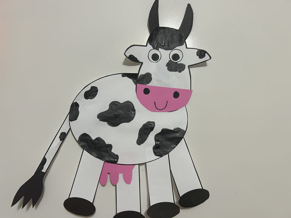 Farm Animal DIY Cow