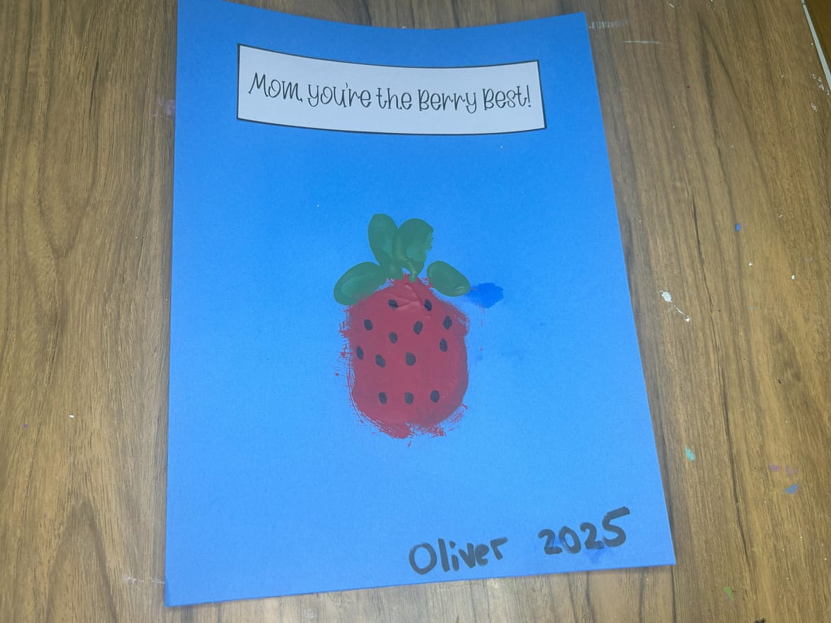 Berry Best Mom, Mother's Day Craft