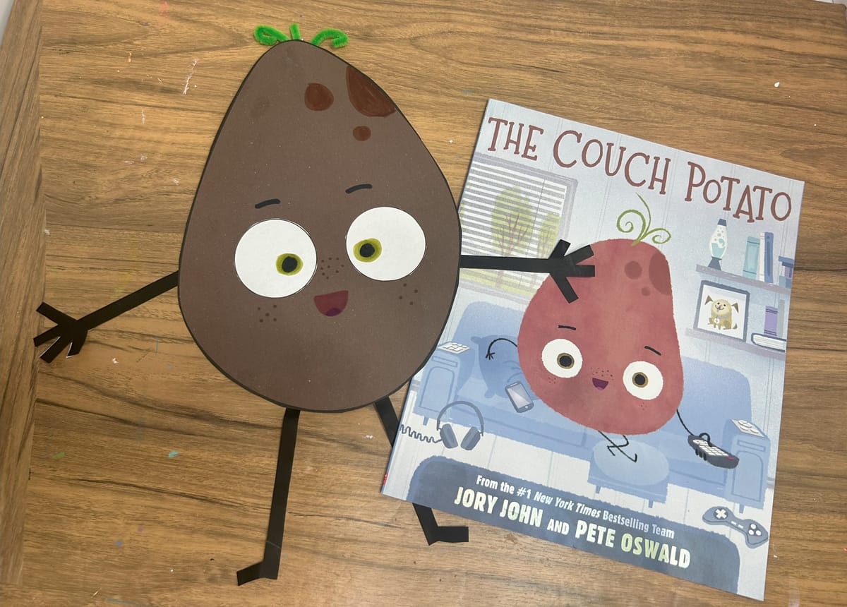 Easy Couch Potato Craft for Kids (Fun Learning Activity)
