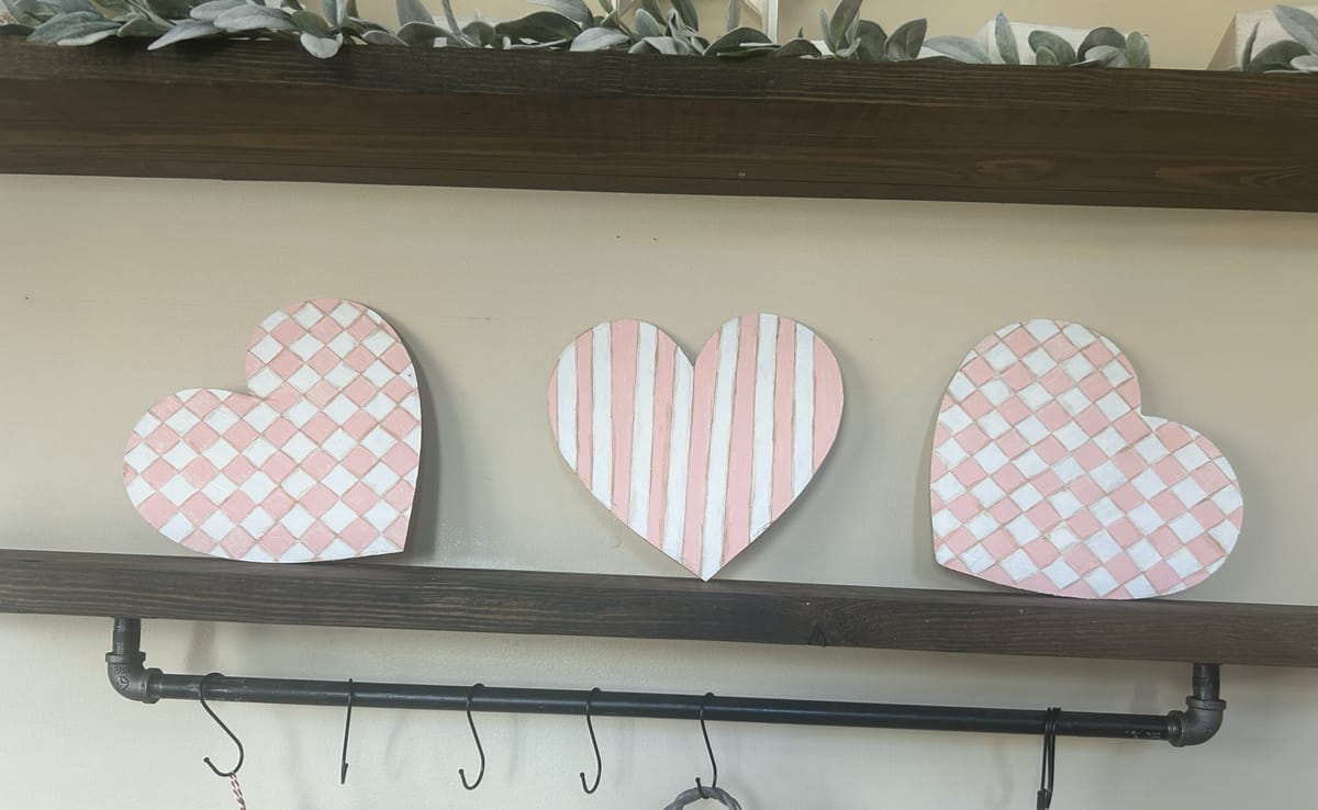 Dollar Tree Heart Craft -McKenzie Child Inspired