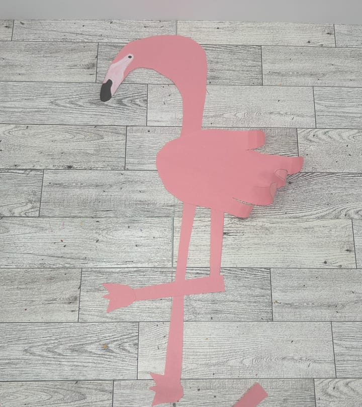 Handprint Flamingo Craft