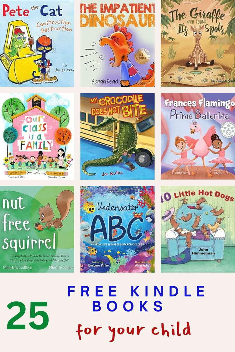 25 Free Kindle Books for your Child