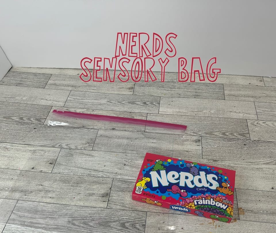 Nerds Sensory Play