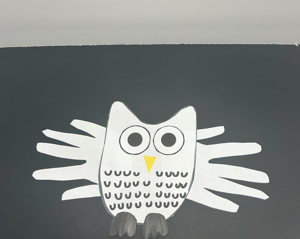 Handprint Owl Craft