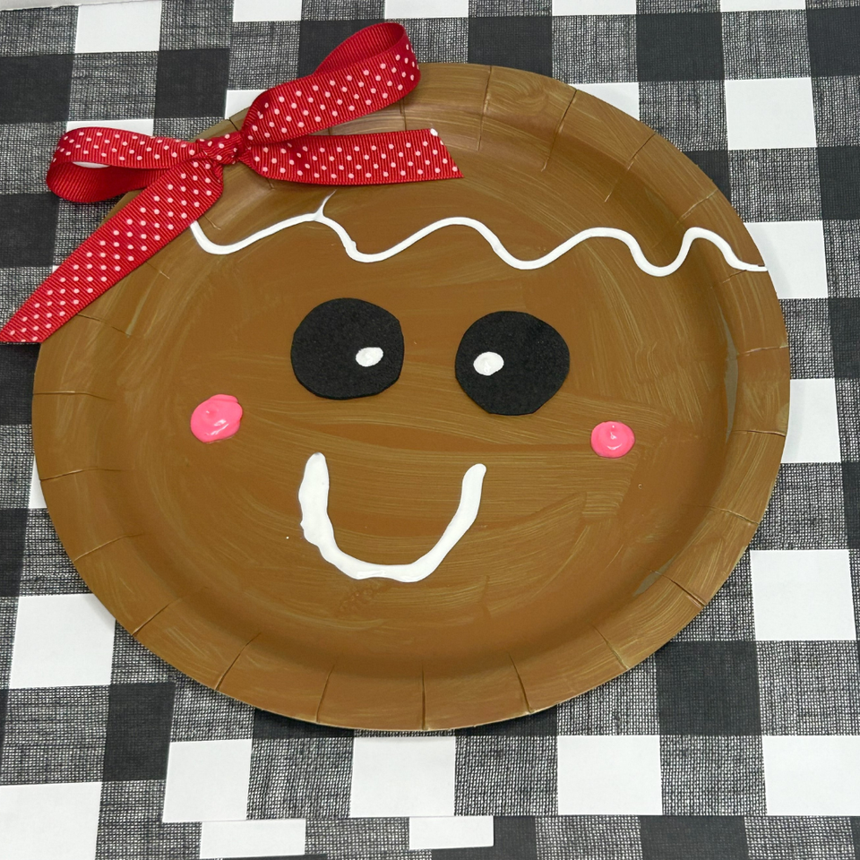 Paper Plate Gingerbread Boy or Girl