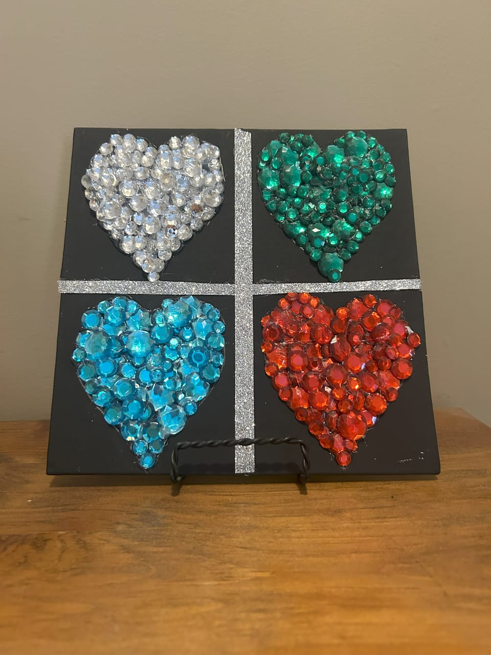 Heart Rhinestone Art