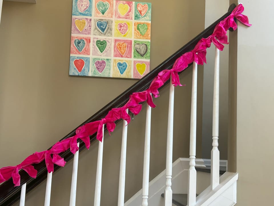 DIY Ribbon Garland