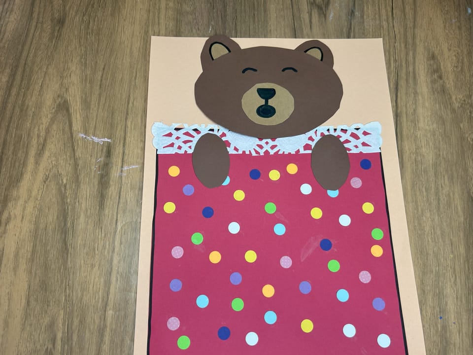 Hibernating Bear Craft