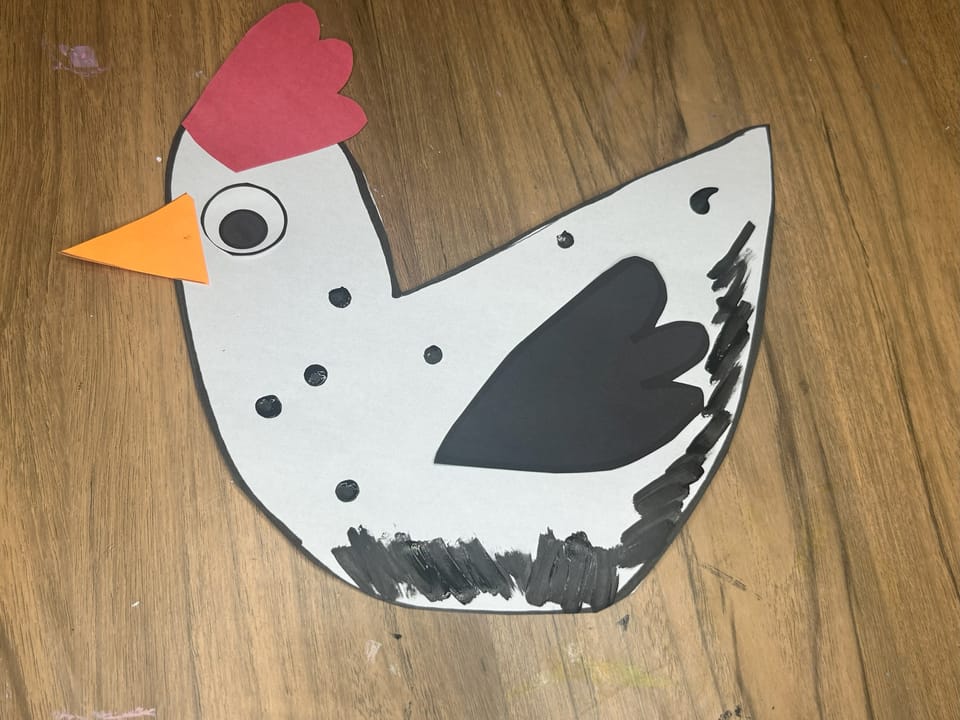 Farm Animal DIY Hen