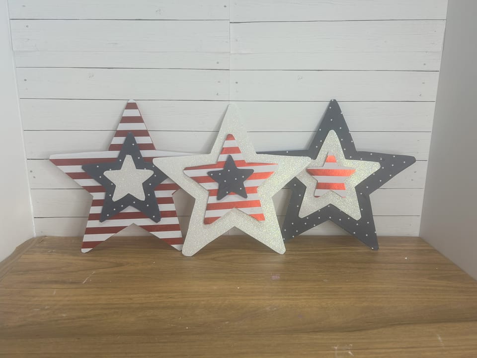 Dollar Tree Patriotic Stars