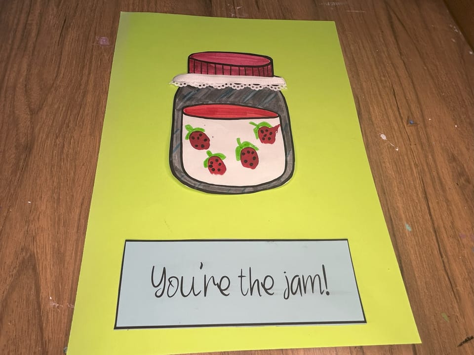 Mother's Day  Craft "You're the Jam!"