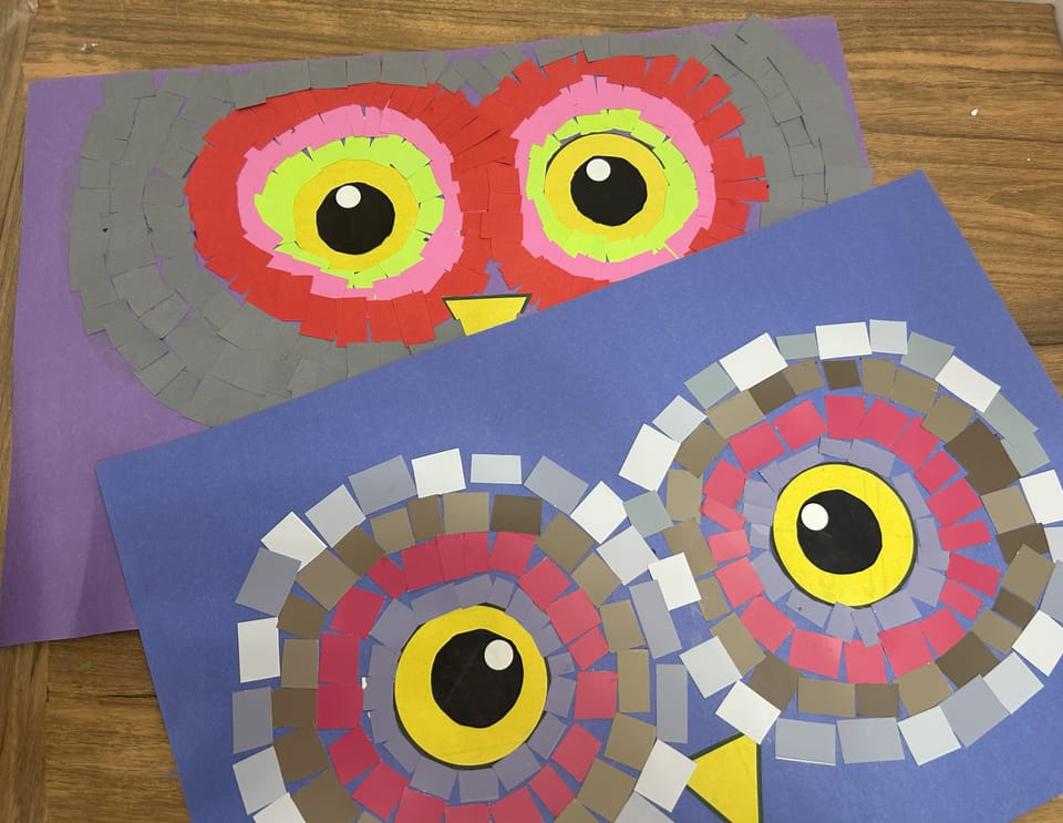 Owl Mosaic