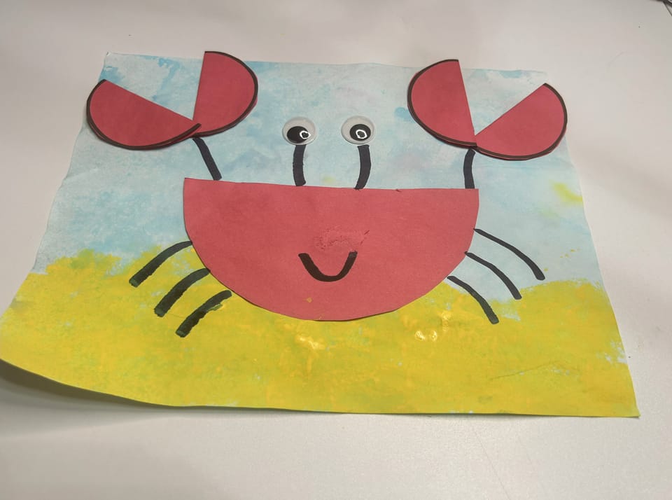 Circle Crab Craft