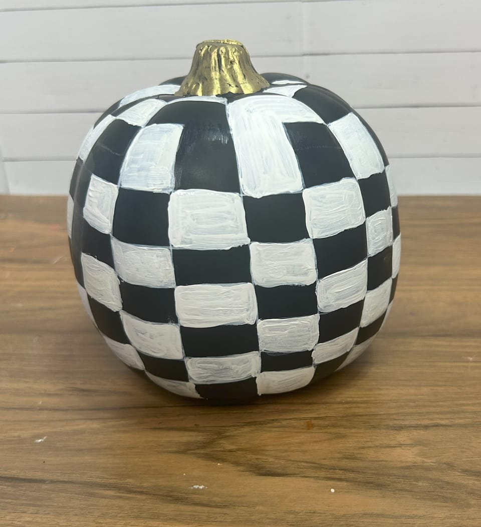 DYI McKenzie Child inspired pumpkin